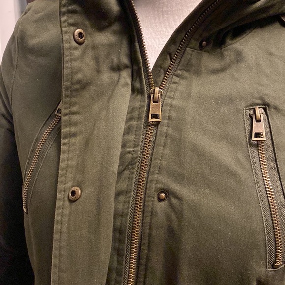 Xs faux fur trimmed hooded coat - Picture 4 of 7